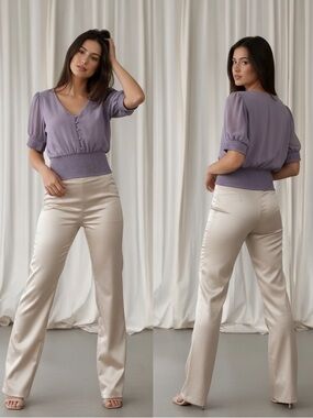 OLM ruched blouse size XL